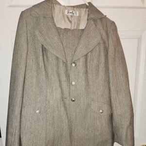 2 piece pants suit